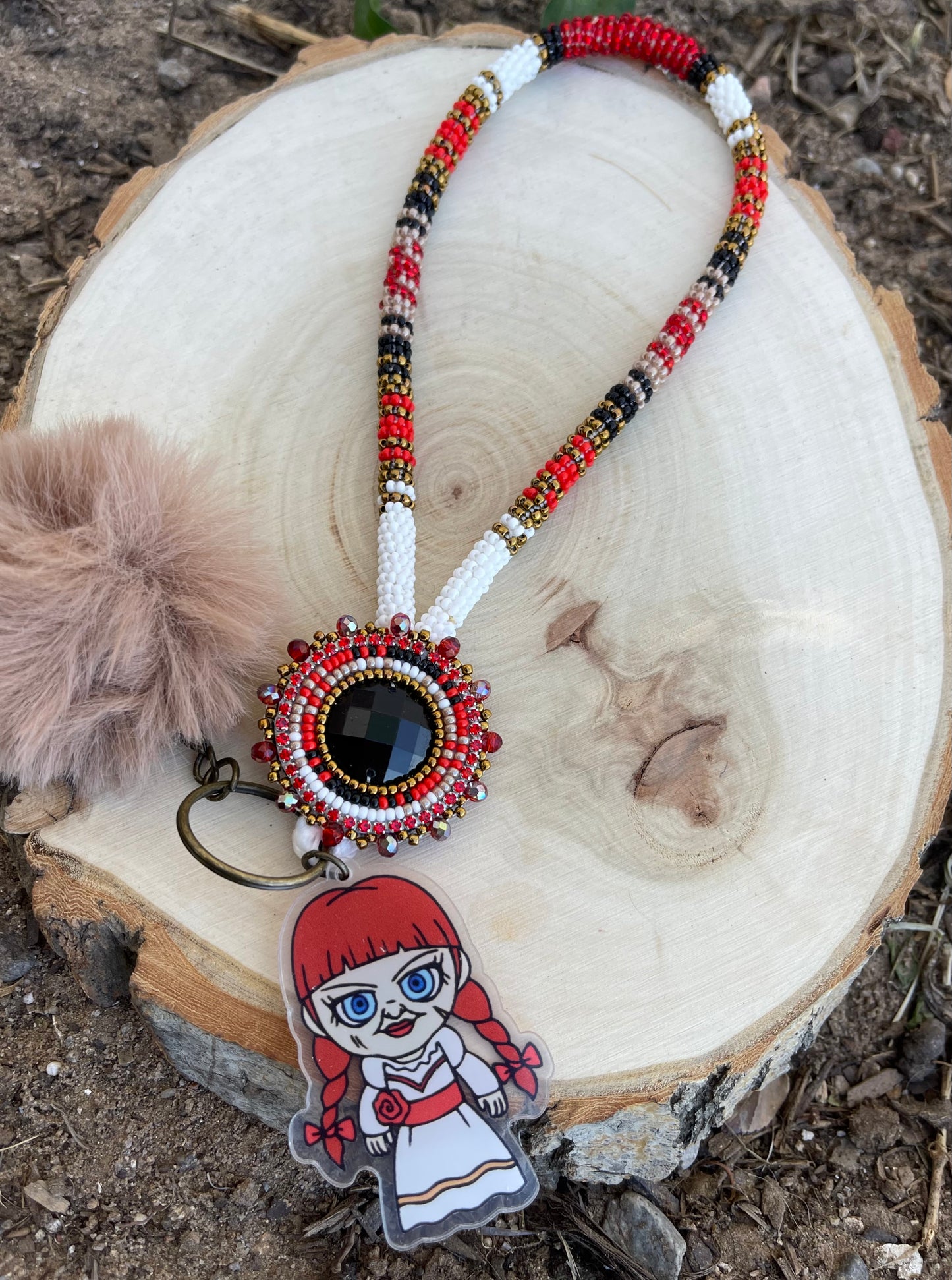 Annabelle Beaded Keychain