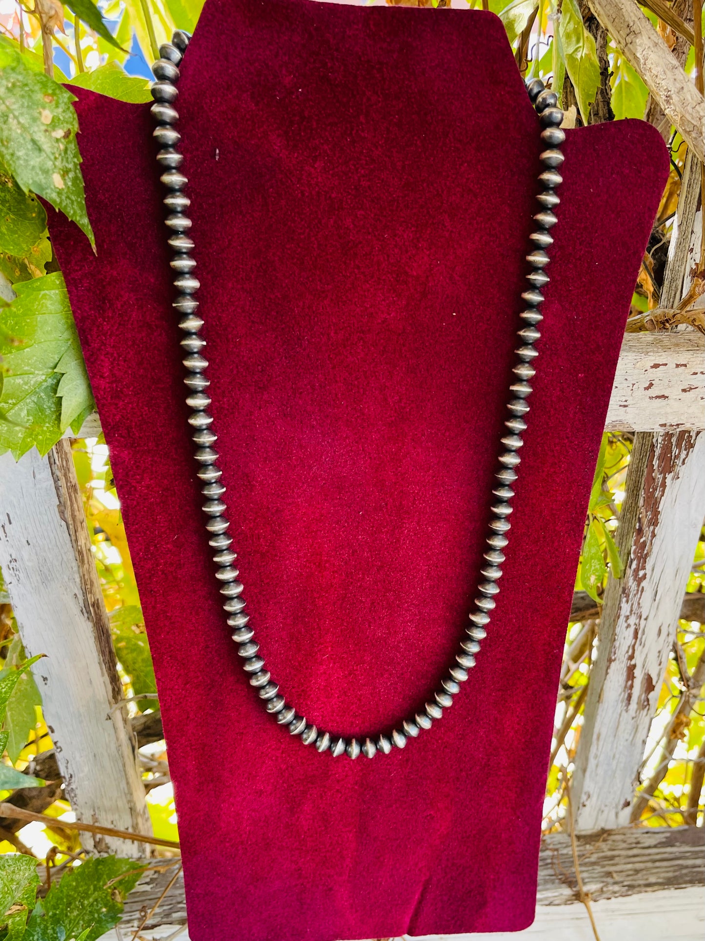 Navajo pearls necklace 24” inches 6mm